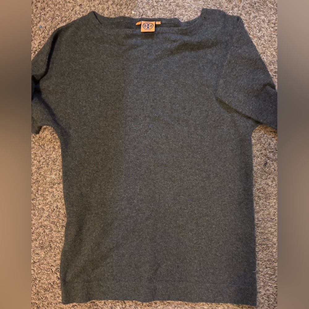 Tory Burch Grey Cashmere Sweater Dress